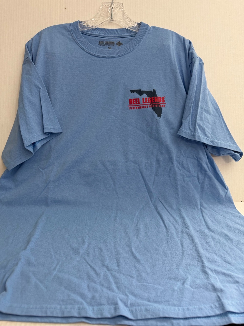 Reel Legends Men’s Short-Sleeve T-Shirt — Light Blue
